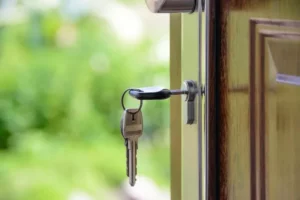 key in the door of a home loan that was recently modified