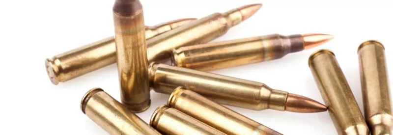 a pile of ammunition on a white background ready for someone to sell ammunition online