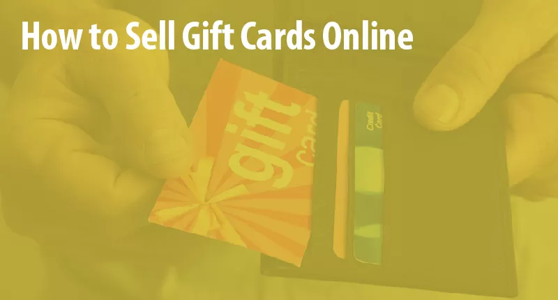 how to sell gift cards online
