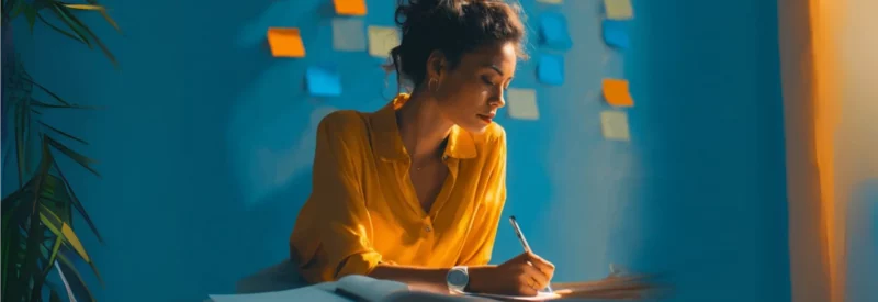 business owner writing bcp