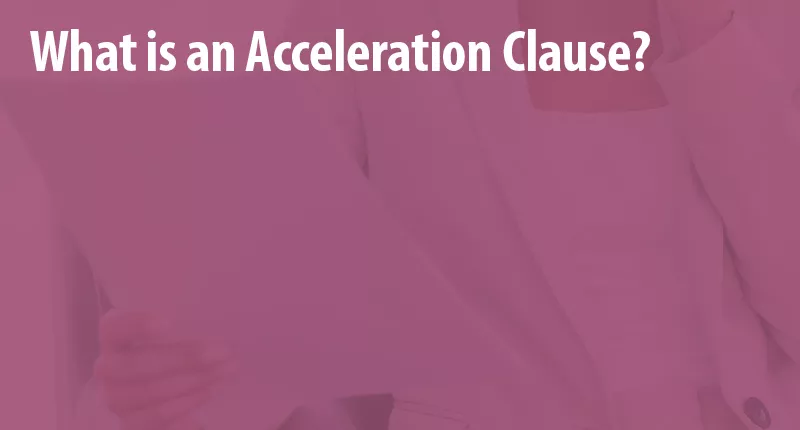 acceleration clause