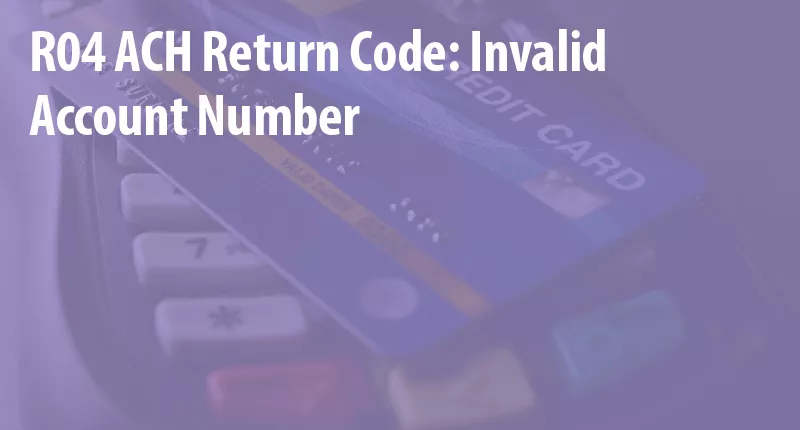 ach return code r04