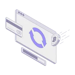 Virtual terminal processing Bitcoin and credit card payments.