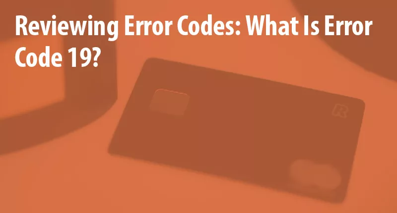 error code 19 re-enter data