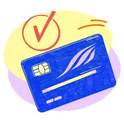 A credit card offered by a credit card issuer.