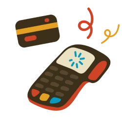 Mobile card reader that can process card-not-present transactions. 