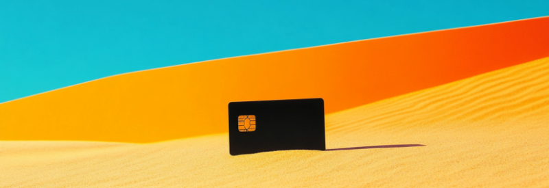 credit card in the desert not present in transactions