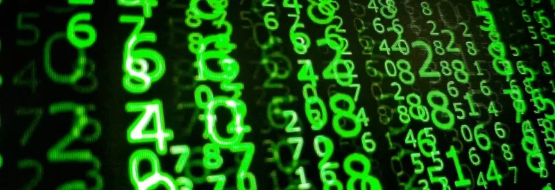 matrix-like green numbers against black background - ACH return code R25