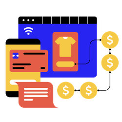 A graph shows how a Payment Service Provider moves funds in a financial transaction.