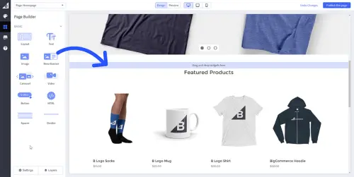 Shopify's eCommerce website builder 