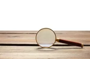 magnifying glass symbolizing looking up a business tax ID 