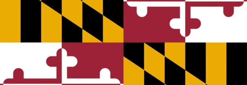 Maryland flag that americans know when getting an FFL in Maryland