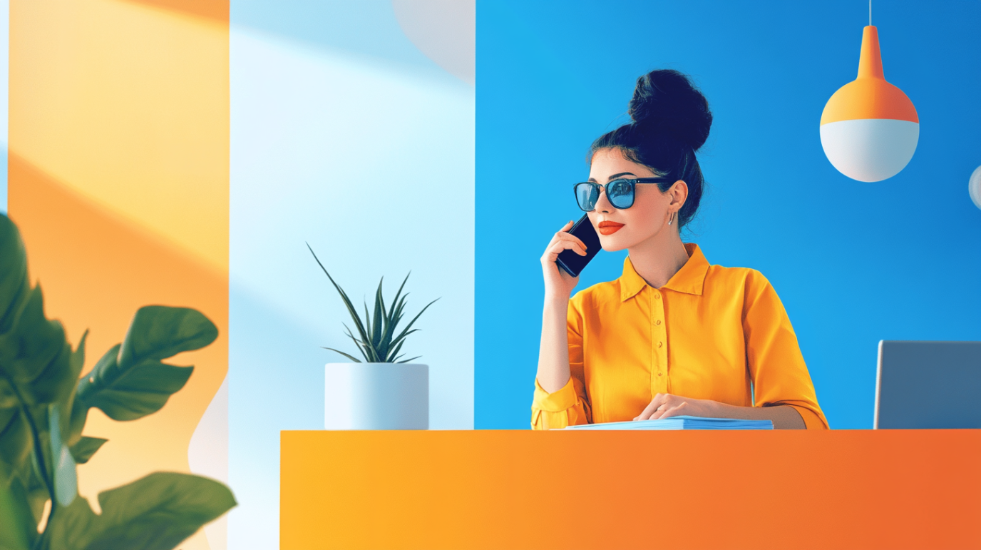 Business owner calling to verify a customer check