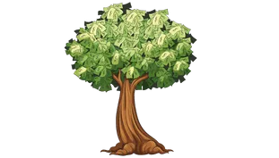 Graphic of a tree with money growing on it representing making money with PaymentCloud