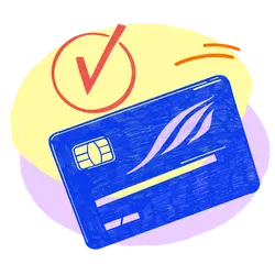 A credit card you can use to complete P2P payments.