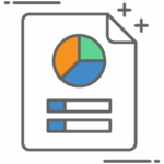 illustration of paper with charts to show diversifying your portfolio