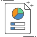 illustration of paper with charts to show diversifying your portfolio 