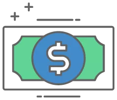 dollar bill graphic symbolizing how to build business credit