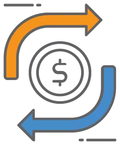 fund transfer icon for etsy auto renewal