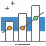 illustration of a bar graph increasing exponentially to show that you must track equifax business credit score