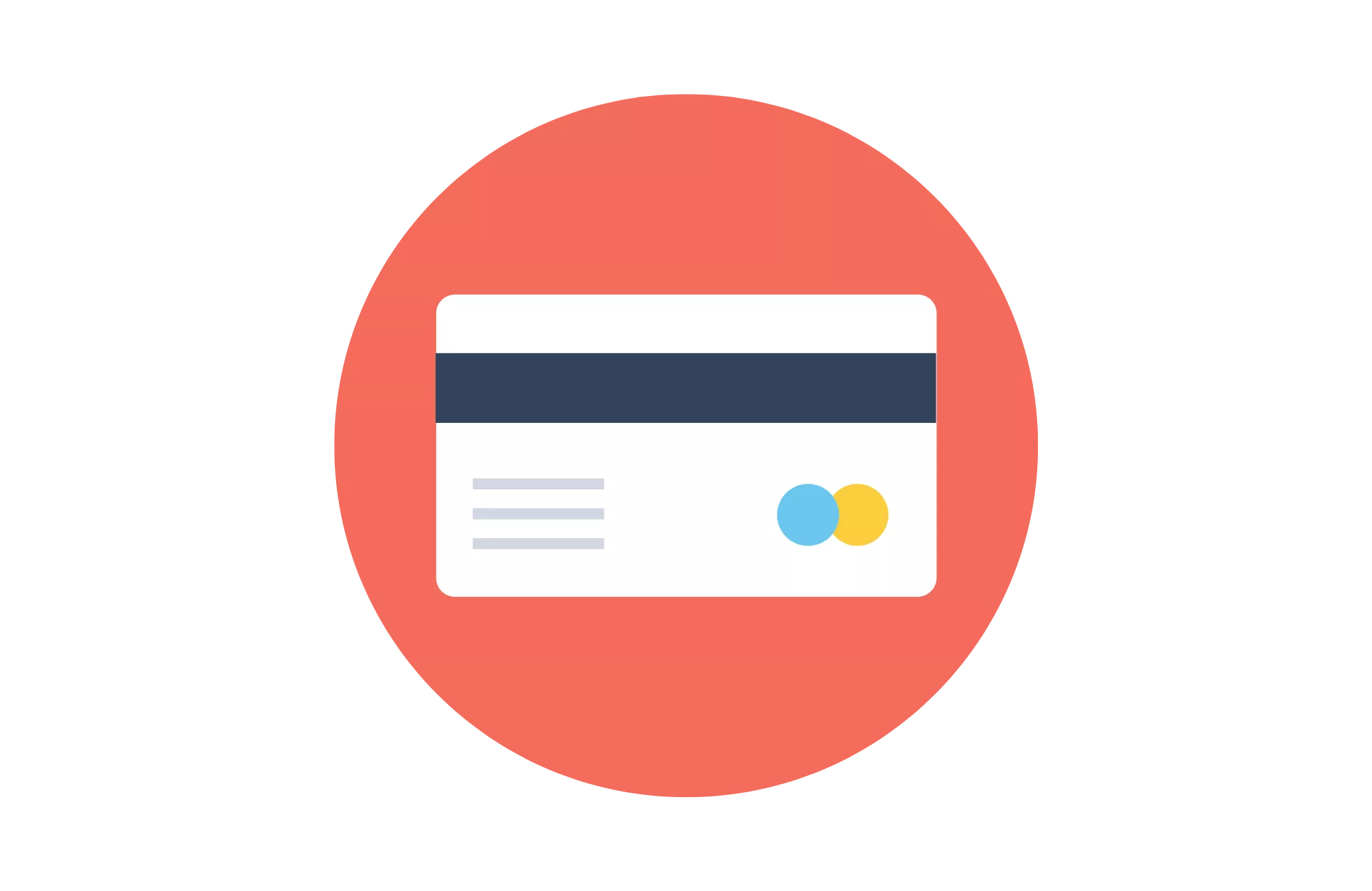 credit card graphic to show you can accept payments when fighting chargebacks