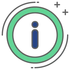 graphic icon of an i to represent information about vantagescore 2.0