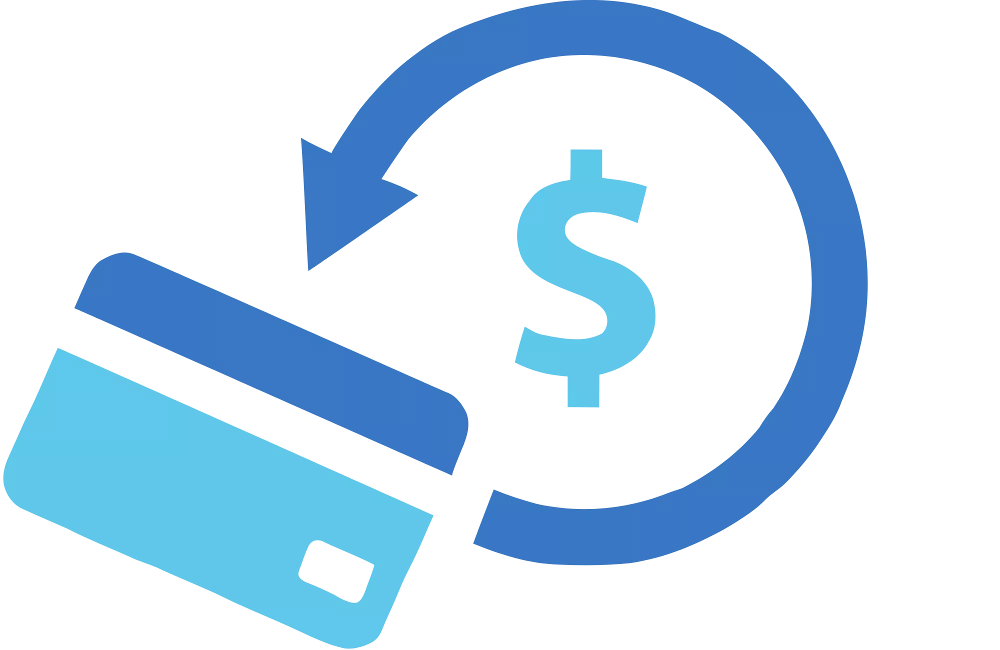 graphic of a credit card and a reversal arrow to indicate a wells fargo chargeback