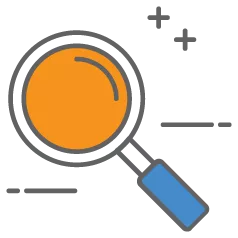 graphic icon of a magnifying glass to give information of when the fair credit billing act was passed