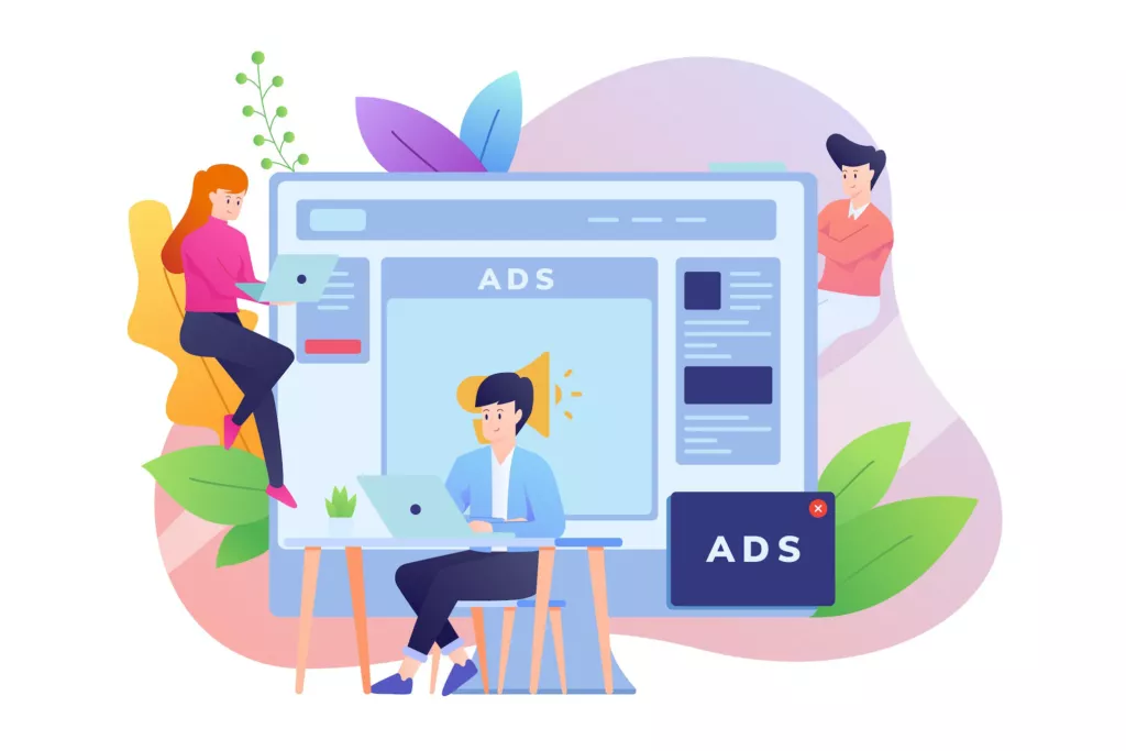 marketers managing shopify cbd ad campaigns on laptops