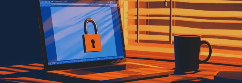 Set protocol shown on secure site on laptop
