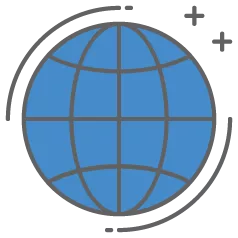 a blue world globe