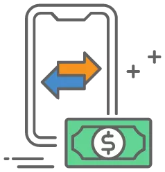 Alternative payment method through mobile phone. 