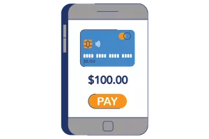 A mobile phone payments processed by a Vemno alternative 