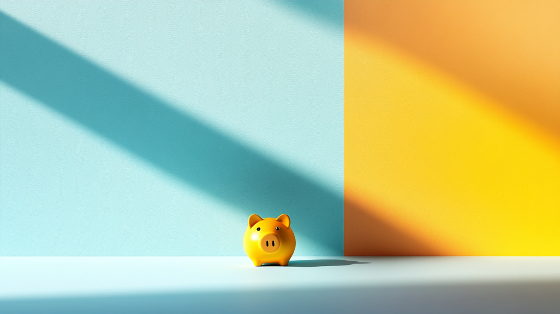 A yellow piggy bank for when a merchant can handle ACH disputes and chargebacks.