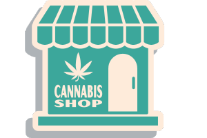 A cannabis store operating with a Maryland CBD license.