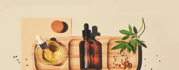 CBD tincture and other products being purchased with a CBD license.
