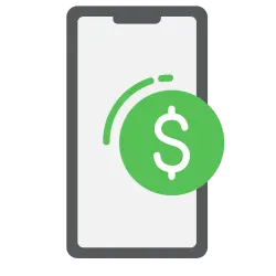 A cellphone with a money symbol highlighting the cash app vs zelle dilemma.