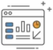 A graph of data.