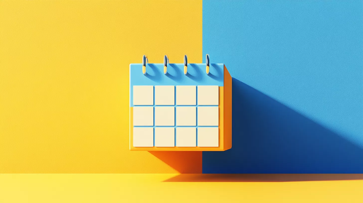 calendar pinned on a wall