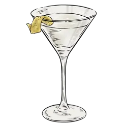 A martini sold with an Arizona Liquor License.