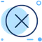 A crossed-out circle, for transaction failure, declined payments, or restricted services.