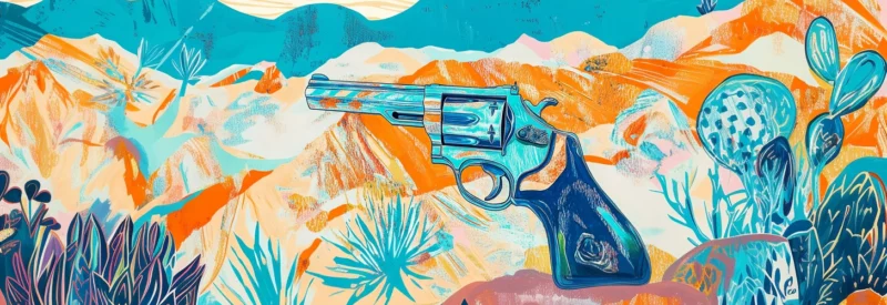 Handgun in desert sold through Arizona FFL