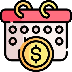 A calendar for selling subscriptions online.