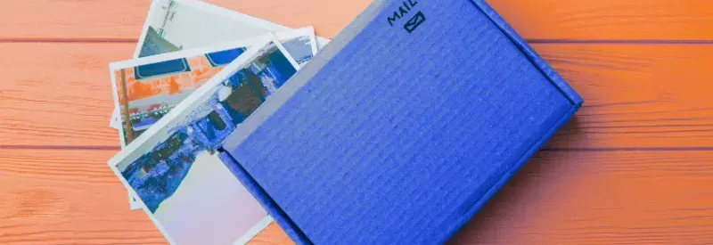 A package delivered through a subscription sold online.