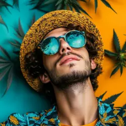 This man is daydreaming and wondering how to start a CBD business. 