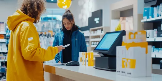Shopper experiencing system error