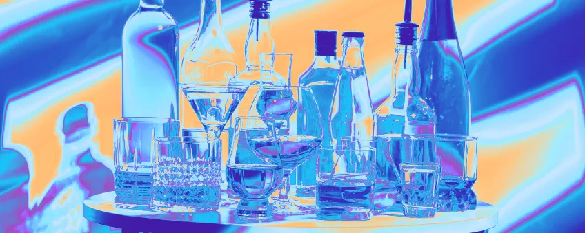 Bottless of alcohol sold through a liquor license in South Carolina.