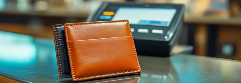 Invalid amount error code with wallet next to terminal.