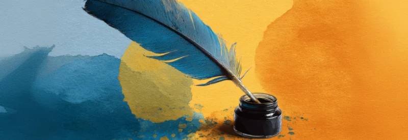 quill and ink to write return policy