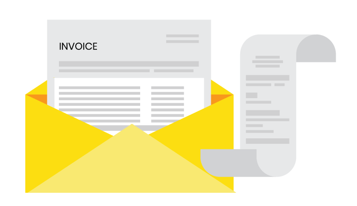 Send invoices and receipts directly to your clients
